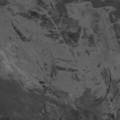 Modern contemporary acrylic background. Black texture made with a palette knife. Abstract painting on paper. Mess on the canvas.