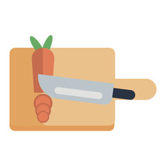 Cooking icon. Chopping board.