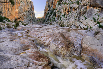 Tajo Molino in Peñarrubia sierra in Teba, Malaga province. Spain