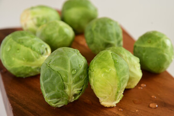 Fresh Brussels Sprouts.