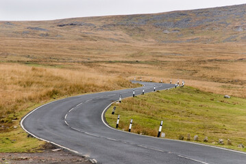 Mountain road. Black Mountains. Wales