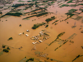 Pakistan floods in 2010 in the SWAT valley.