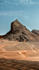A view of fossil rock in the UAE.