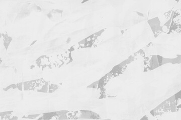 Fototapeta premium Modern contemporary acrylic background. White texture made with a palette knife. Abstract painting on paper. Mess on the canvas.