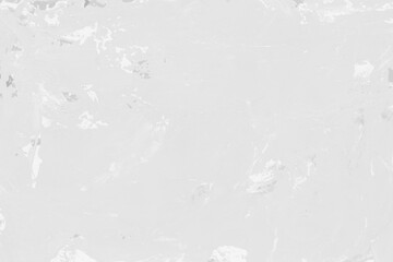 Modern contemporary acrylic background. White texture made with a palette knife. Abstract painting on paper. Mess on the canvas.