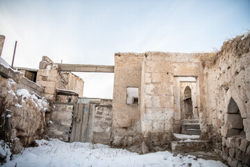 abandoned house in the mountains