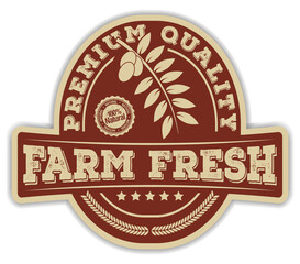 Farm Fresh Label