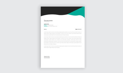 creative modern letter head templates for your project design with standard sizes.