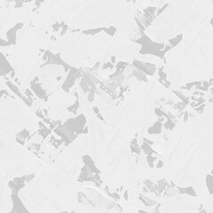 Modern contemporary acrylic background. White texture made with a palette knife. Abstract painting on paper. Mess on the canvas.