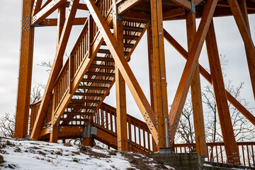 Hungary Kiralyret - 2021 January: Varhegy lookout tower 