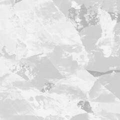 Fototapeta premium Modern contemporary acrylic background. White texture made with a palette knife. Abstract painting on paper. Mess on the canvas.