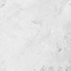 Modern contemporary acrylic background. White texture made with a palette knife. Abstract painting on paper. Mess on the canvas.