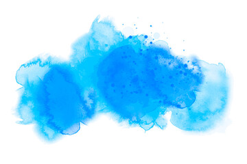Watercolor Background - blue - 2