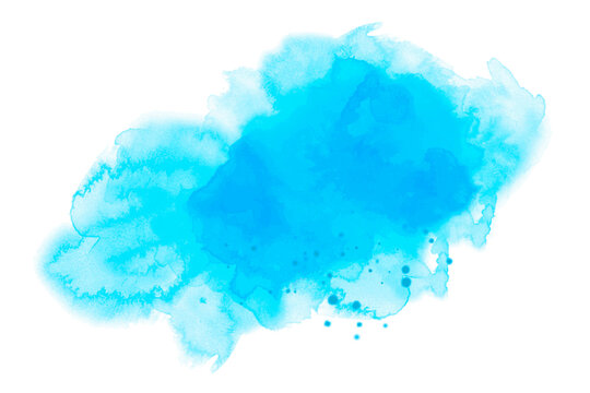 Watercolor Background - blue - 1