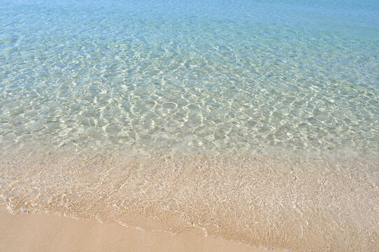 Clear Water of Mediterranean Sea. Italy