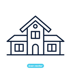 home icon template color editable. house symbol vector illustration for graphic and web design.