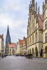 Fototapeta premium Prinzipalmarkt, Munster, Germany