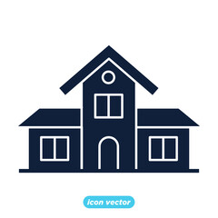 home icon template color editable. house symbol vector illustration for graphic and web design.