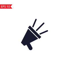 Megaphone loudspeaker icon Vector