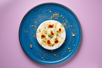 Traditional spanish croquettes tapas with avocado. Veggie tapa.