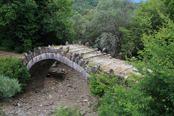 Greece Grevena Zagori Ancient bridge