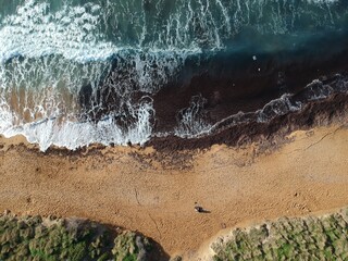 water flowing into the water