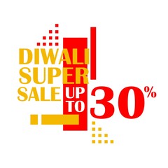 special diwali india hindi festival discount sale promotion template element flat design style vector illustration