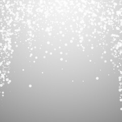 Beautiful falling snow Christmas background. Subtl