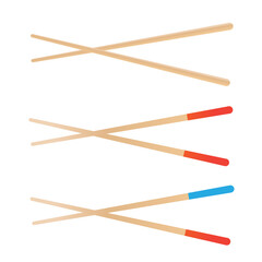 Asian eating sticks. Bamboo chinese food chopstick