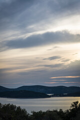 Fototapeta na wymiar Seascape, Island of Iz, Zadar archipelago, Dalmatia, Croatia