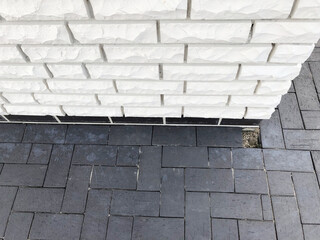 irreversible damage caused by acid to the Paving, efflorescence and discoloration