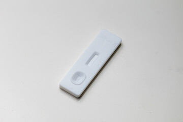 Unused SARS-CoV-2 Ag quick antibodies rapid test. Nasopharyngeal swab test