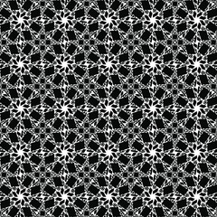 Geometric vector pattern with triangular elements. abstract ornament for wallpapers and backgrounds. Black and white colors. 
