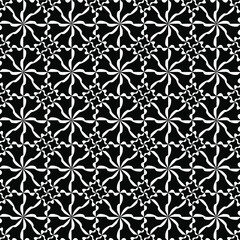 Geometric vector pattern with triangular elements. abstract ornament for wallpapers and backgrounds. Black and white colors.
