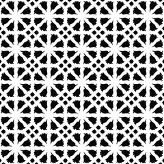 Geometric vector pattern with triangular elements. abstract ornament for wallpapers and backgrounds. Black and white colors.
