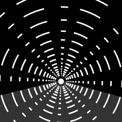 Fototapeta premium tunnel of light Dark Tunnel way to the light is background for mystery or way to reach target