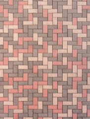 Texture: Tiled bricks on a pavement