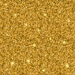 Beautiful glitter festive seamless gold texture. design for background of holiday greeting card and invitation of the wedding, Valentine's day, Mother's day, Birthday, happy holidays
