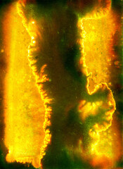 Magic watercolor background hand drawing. Drawing on paper, scanned image.