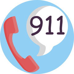 Emergency Icon. Vector Illustration.