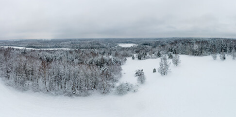 Aero Panorama of  Nature park 