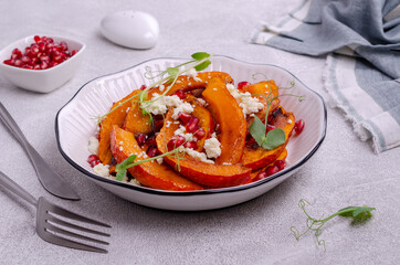 Fried pumpkin slices