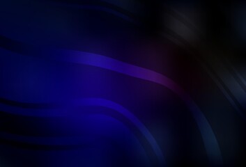 Dark Blue, Red vector blurred shine abstract background.