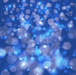 Abstract of bokeh wiht dust light background