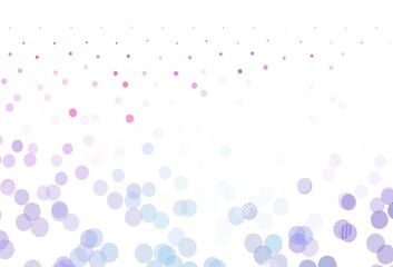 Light Blue, Red vector texture with disks.