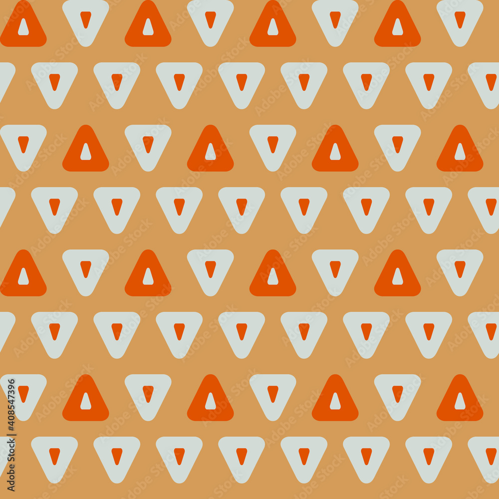 Poster seamless geometric pattern with the image of triangles, geometric shapes. vector design for web bann