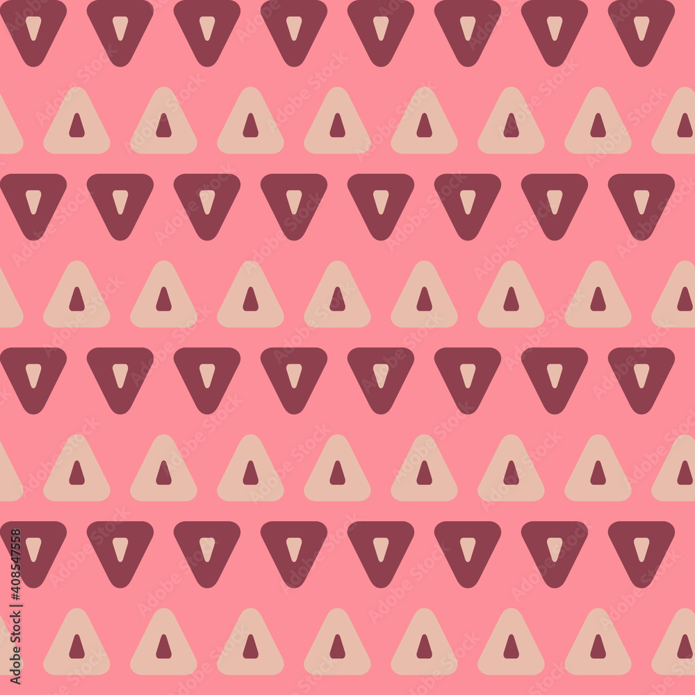 Poster seamless geometric pattern with the image of triangles, geometric shapes. vector design for web bann