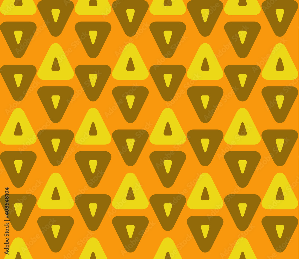 Poster seamless geometric pattern with the image of triangles, geometric shapes. vector design for web bann