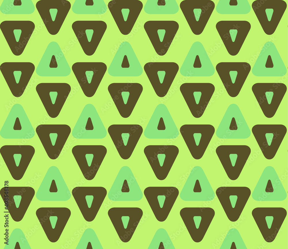 Poster seamless geometric pattern with the image of triangles, geometric shapes. vector design for web bann