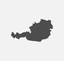 Fototapeta premium icon of Austria. map. vector illustration